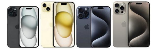 iPhone 15 - BARVA - ČERNÁ